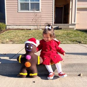 Gingerbread man plushie